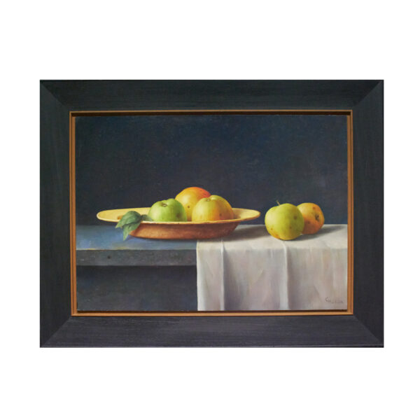 Still life with apples